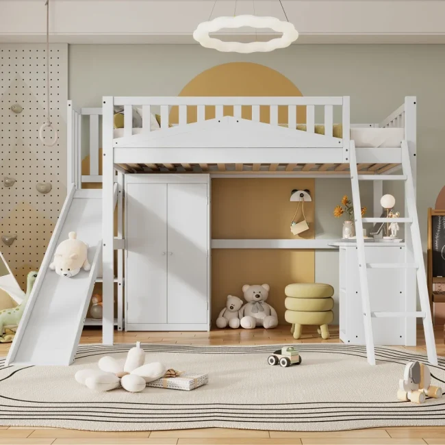 StayPlay Runaway Babybedje – MDF met LED-verlichting en opbergruimte