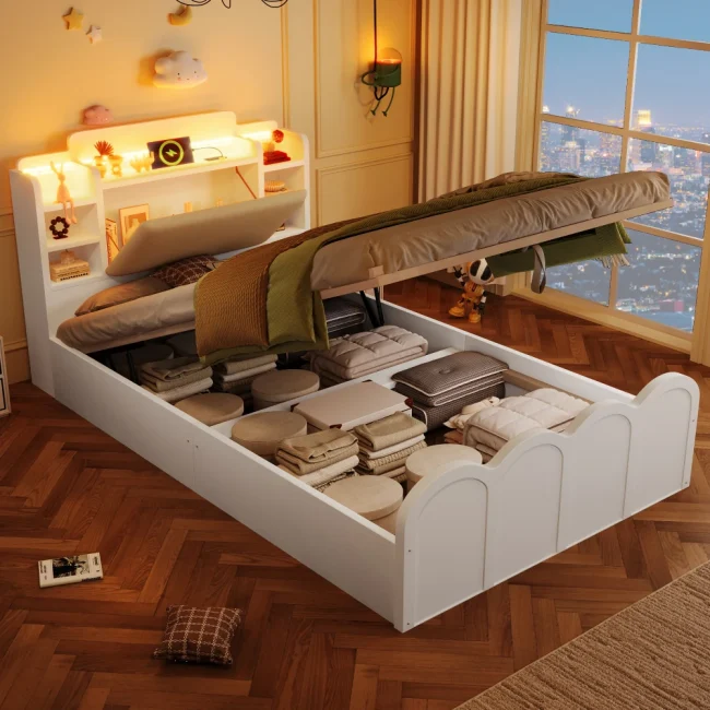 StayPlay Runaway Matras met LED-verlichting, USB-oplaadpoort en opbergruimte
