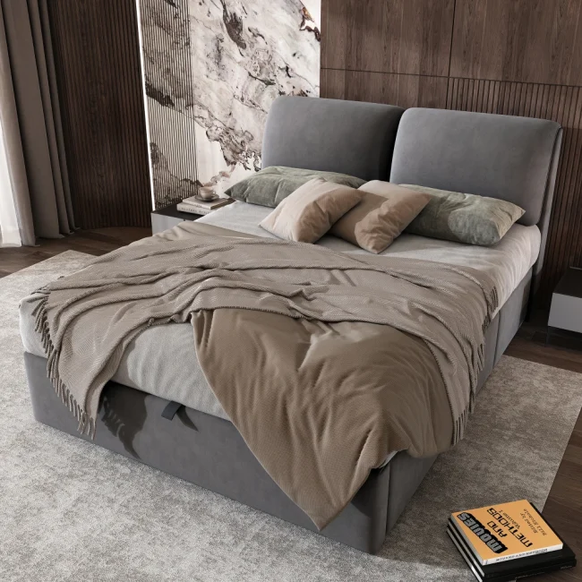 StayPlay Runaway Matras met hydraulisch opbergsysteem, opbergruimte en roosterdesign