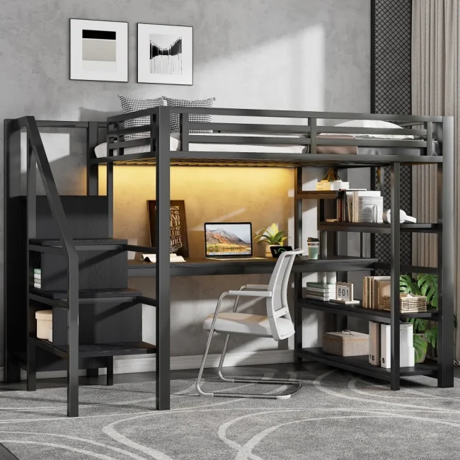 StayPlay Runaway Bed 140x200cm – Metaal – Serie 2