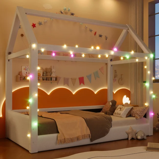 StayPlay Runaway Kinderbed 90×200cm met LED-verlichting