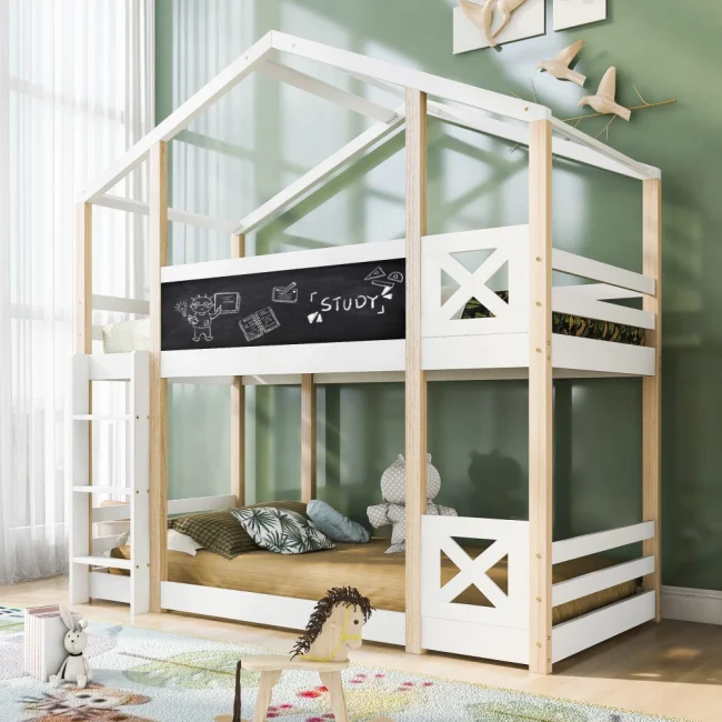 StayPlay Runaway Stapelbed 90x200cm – Wit