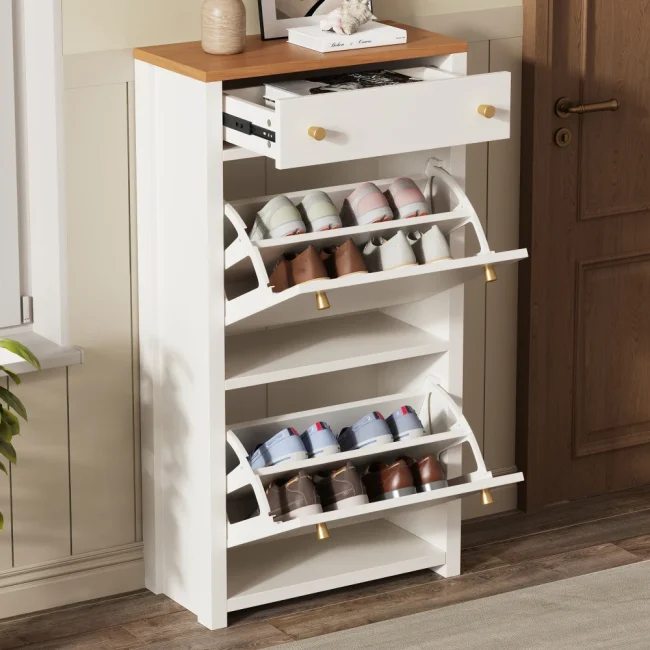 StayPlay Runaway Schoenenkast 50×24×95cm – Hout