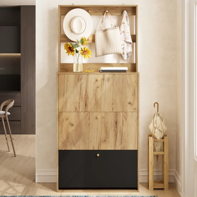 StayPlay Runaway Schoenenrek – Hout Zwart