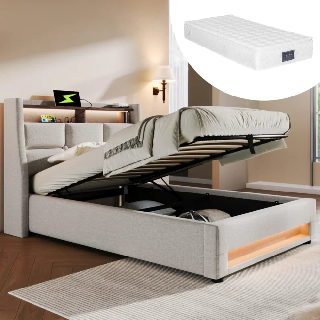 StayPlay Runaway Eenpersoonsbed – Metalen met roosterdesign
