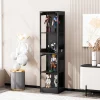 StayPlay Runaway Vitrinekast – Zwart met LED-verlichting en opbergruimte – Serie 2
