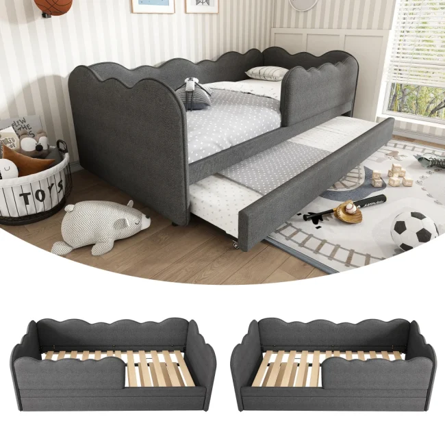 StayPlay Runaway Kinderbed 90x190cm met roosterdesign