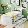 StayPlay Runaway Eenpersoonsbed – Hout met USB-oplaadpoort en lattenbodem