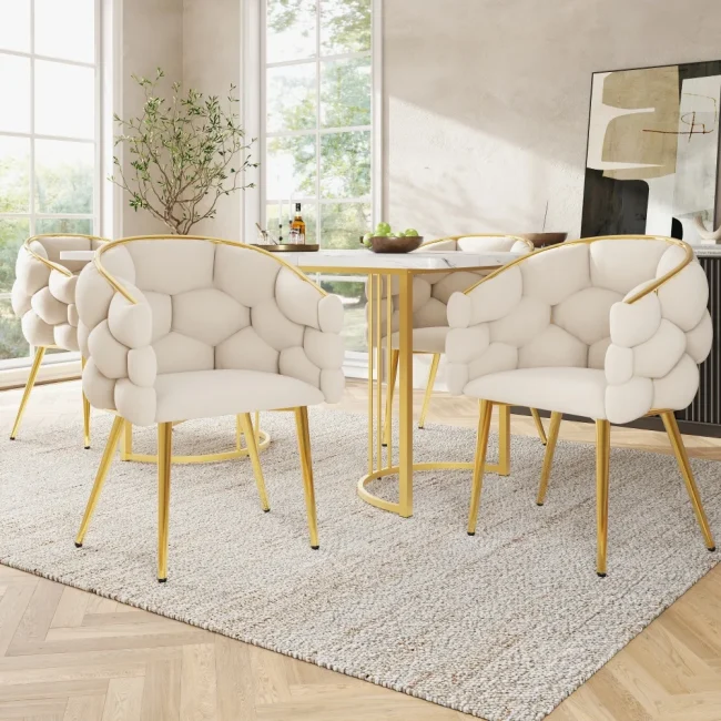 StayPlay Runaway Stoel – Fluweel Beige