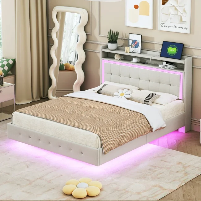 StayPlay Runaway Bed met LED-verlichting en USB-oplaadpoort – Serie 2
