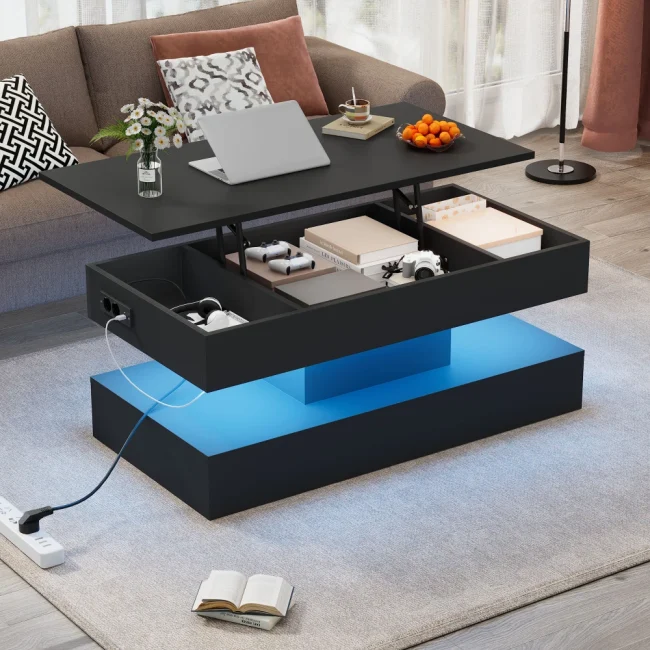 StayPlay Runaway Salontafel met LED-verlichting en opbergruimte