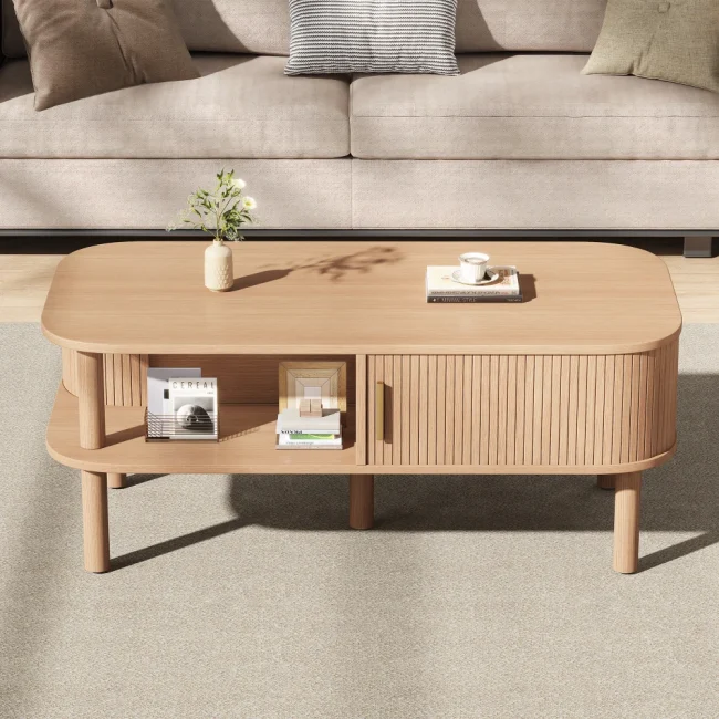 StayPlay Runaway Salontafel 110×55×45cm – MDF met opbergruimte