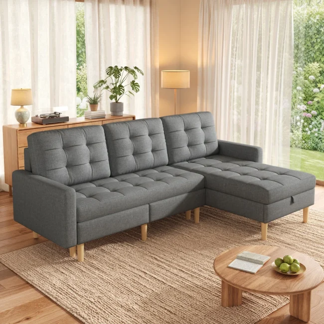 StayPlay Runaway Fauteuil 3-zits 212×130×86cm met opbergruimte