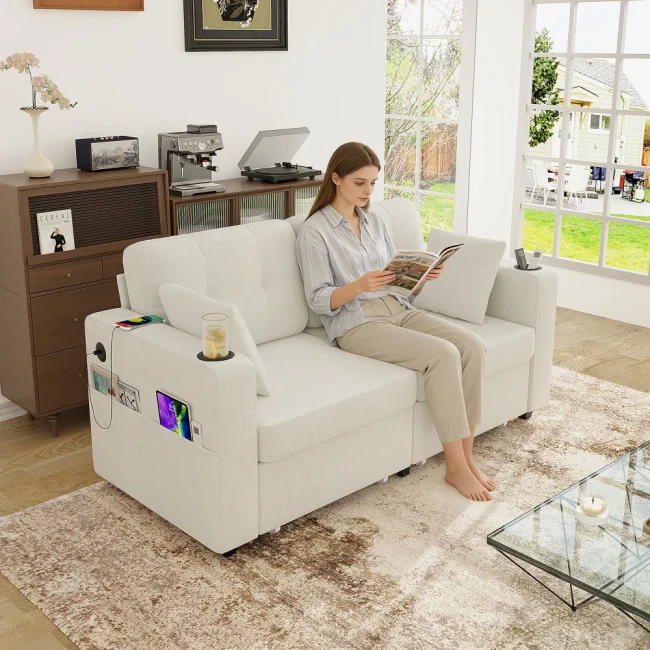 StayPlay Runaway Loveseat Bank met opbergruimte