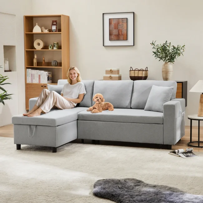 StayPlay Runaway Fauteuil met armleuningen, opbergruimte en slaapfunctie