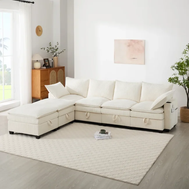 StayPlay Runaway Modulaire Bank met opbergruimte en modulair ontwerp