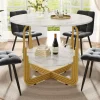 StayPlay Runaway Ronde Salontafel 80×80×76cm – MDF met opbergruimte
