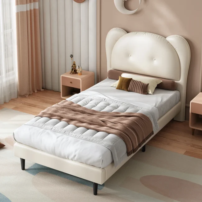 StayPlay Runaway Babybedje 90x200cm – Metaal Beige