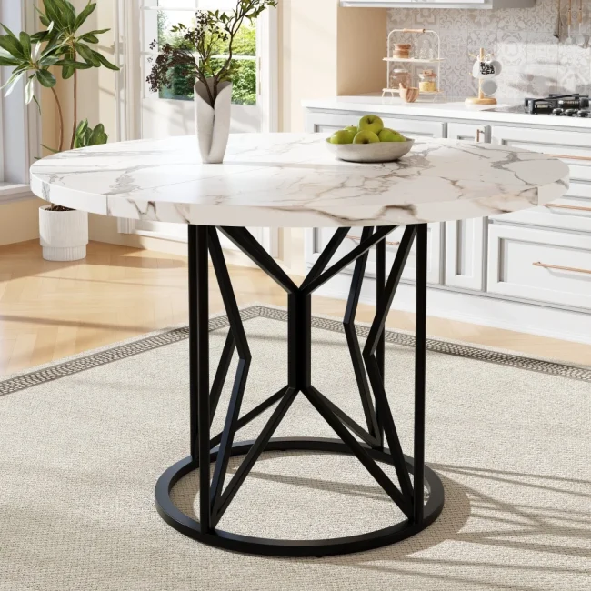 StayPlay Runaway Ronde Salontafel 100×100×76cm – Metaal