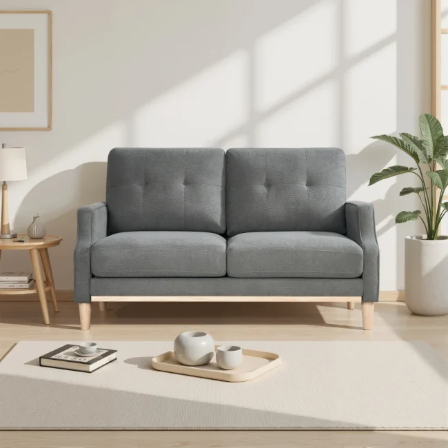 StayPlay Runaway Loveseat Bank 2-zits – Hout met los kussen inbegrepen