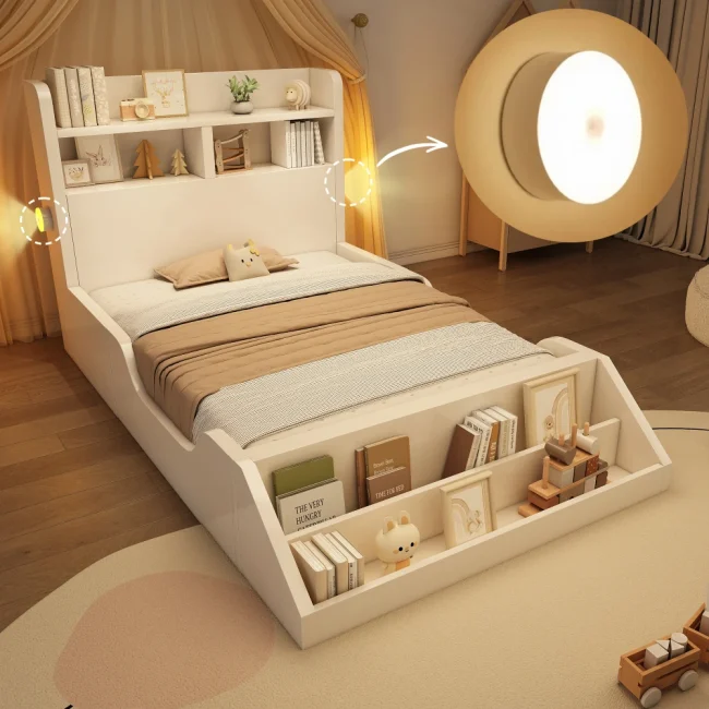 StayPlay Runaway Kinderbed – Hout met opbergruimte
