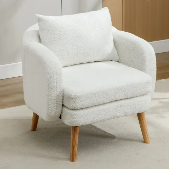 StayPlay Runaway Fauteuil – Fluweel met los kussen inbegrepen