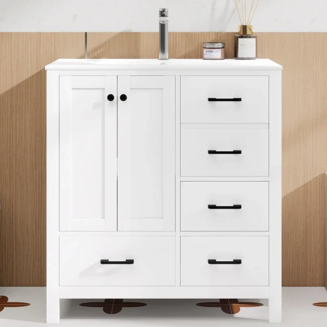 StayPlay Runaway Tafel 76x46x82cm – Wit met LED-verlichting en verstelbare planken – Serie 2