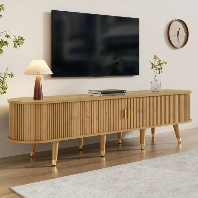 StayPlay Runaway TV-meubel 175×38×45cm – Rotan