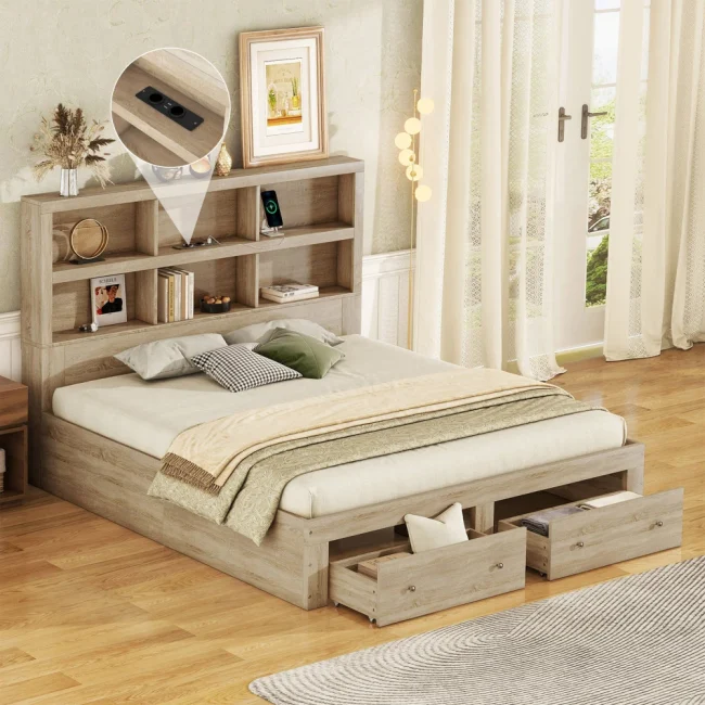StayPlay Runaway Kingsize Bed met opbergruimte