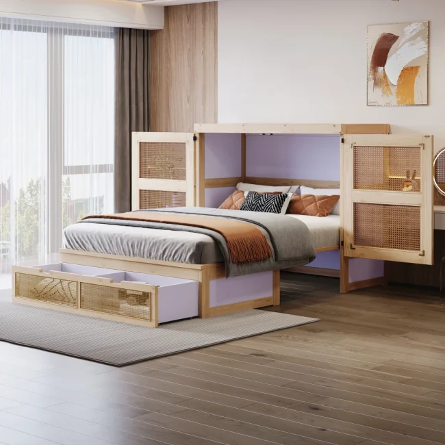StayPlay Runaway Bed 140x200cm met opbergruimte