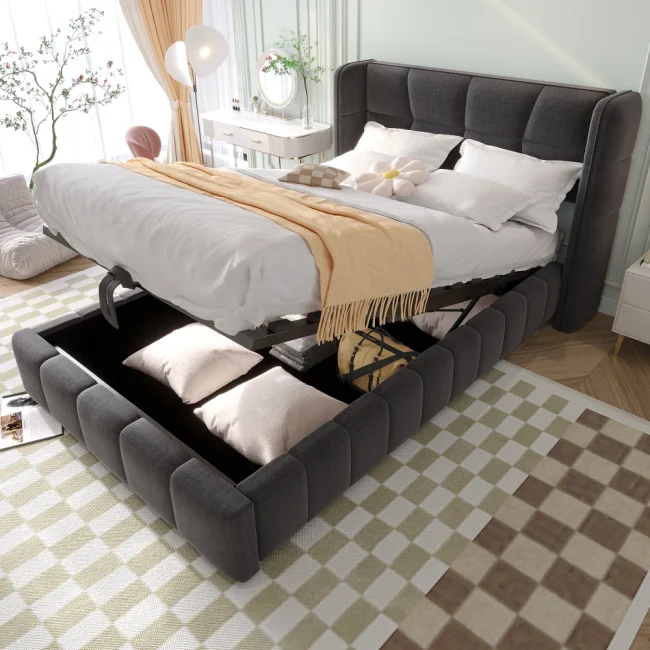 StayPlay Runaway Kinderbed 90x200cm – Linnen