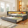 StayPlay Runaway Dagbed – Linnen met LED-verlichting en USB-oplaadpoort