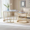 StayPlay Runaway Ronde Salontafel – Marmerlook – Serie 3