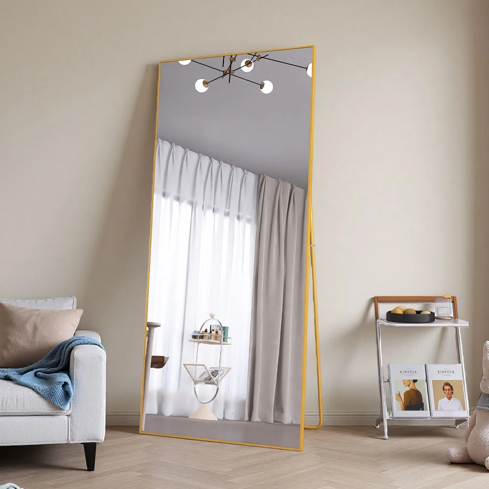 StayPlay Runaway Staande Spiegel 180x80cm – Metaal Goud