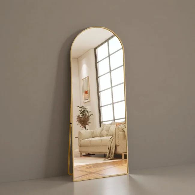 StayPlay Runaway Staande Spiegel – Glas Zwart