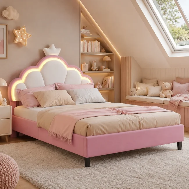 StayPlay Runaway Bed 140x200cm – Wit – Serie 1