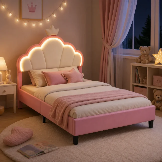 StayPlay Runaway Bed 140x200cm – Wit – Serie 2