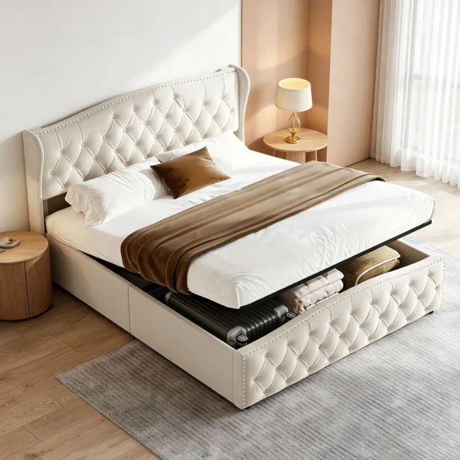 StayPlay Runaway Bed 160x200cm – Wit – Serie 3