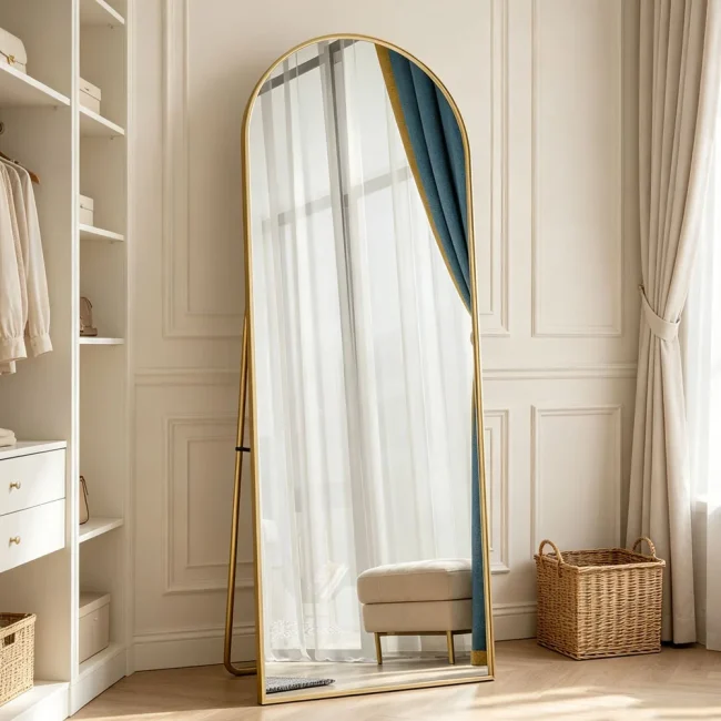 StayPlay Runaway Staande Spiegel 162x53cm – Glas Wit