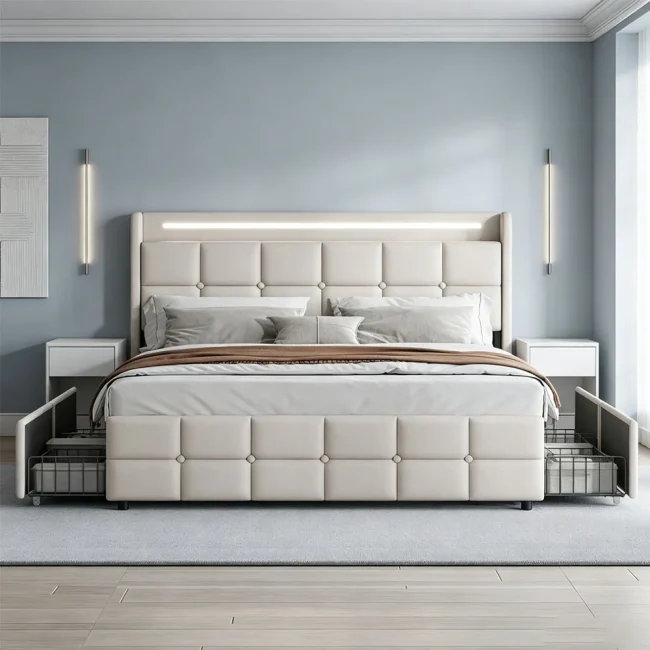 StayPlay Runaway Bed 140x190cm – Wit