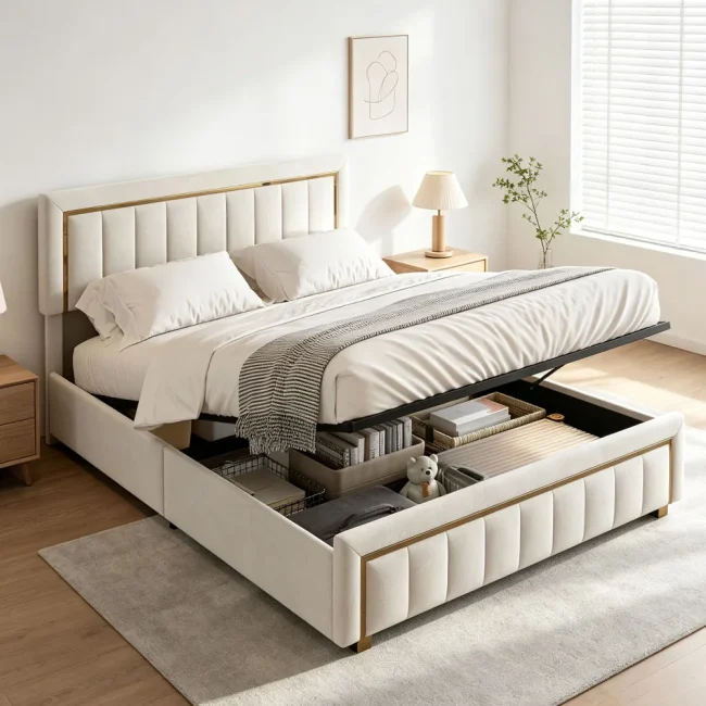 StayPlay Runaway Bed 160x200cm – Wit – Serie 4