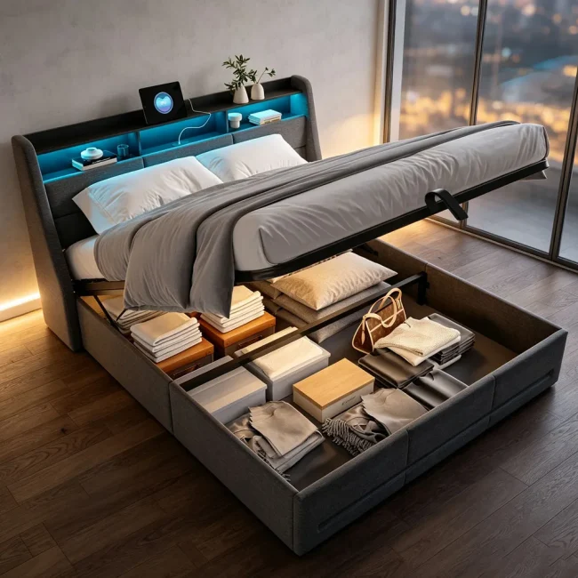 StayPlay Runaway Bed 140x200cm – Wit – Serie 4
