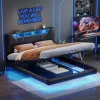 StayPlay Runaway Kinderbed 140x200cm – PU-leer Wit