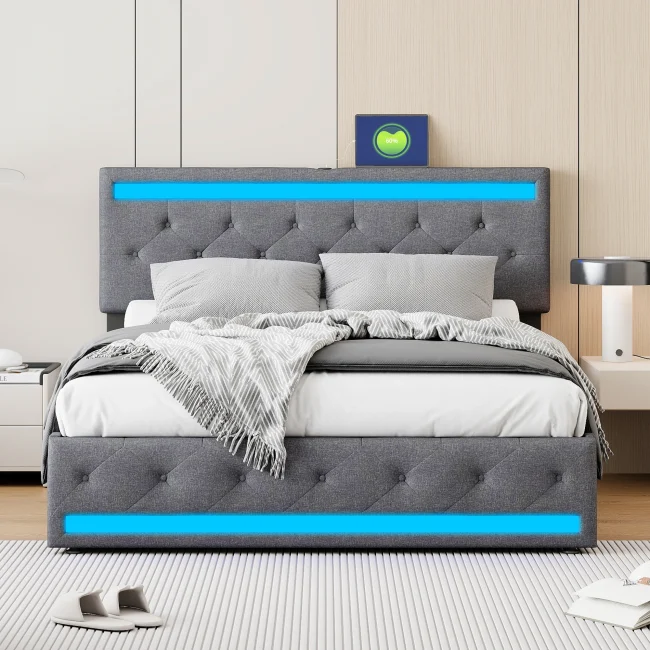 StayPlay Runaway Bed 180x200cm – Wit – Serie 2