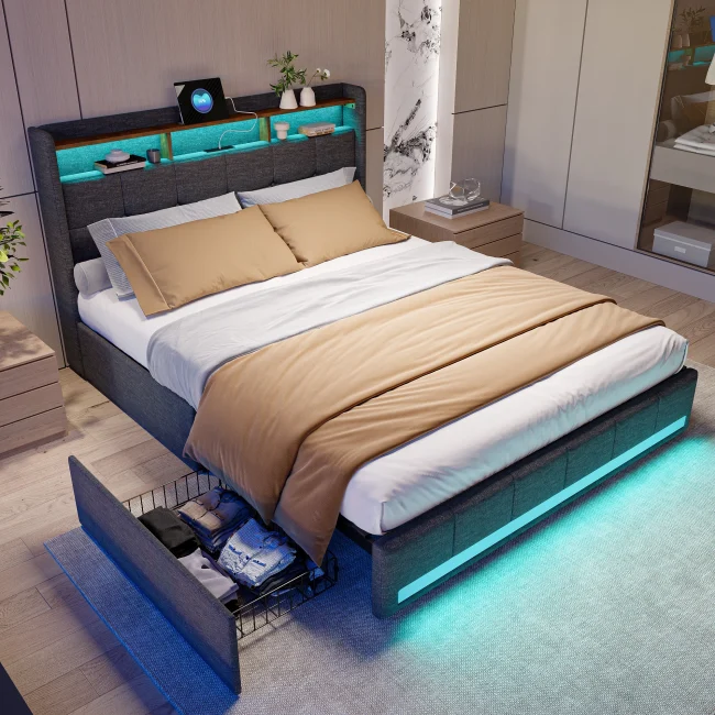 StayPlay Runaway Bed 180x200cm – Wit – Serie 3