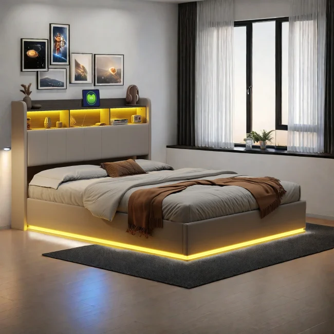StayPlay Runaway Bed 160x200cm – Wit – Serie 6