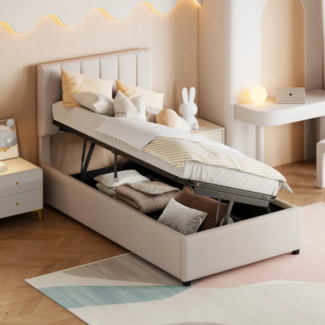 StayPlay Runaway Kinderbed 90x200cm – Wit – Serie 16