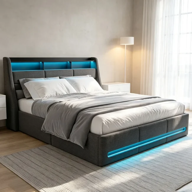 StayPlay Runaway Bed 160x200cm – Wit – Serie 7