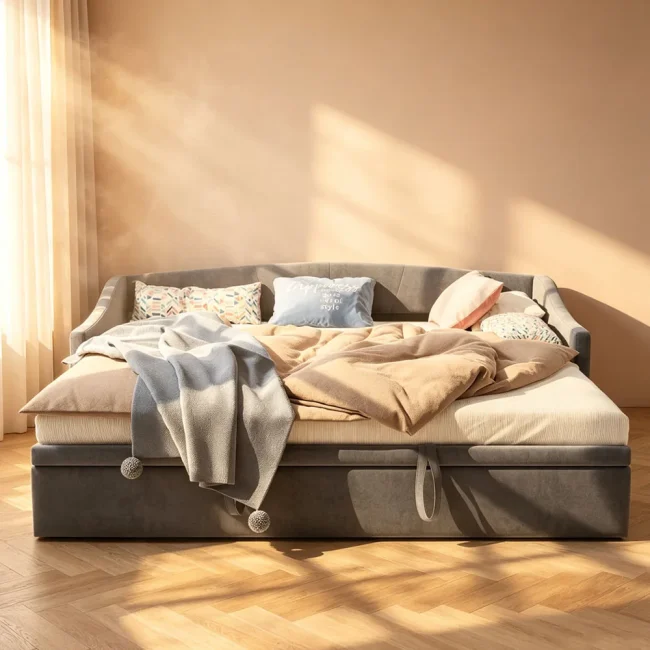 StayPlay Runaway Bed 90/180x200cm – Wit