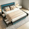 StayPlay Runaway Bed 160x200cm – Wit – Serie 9